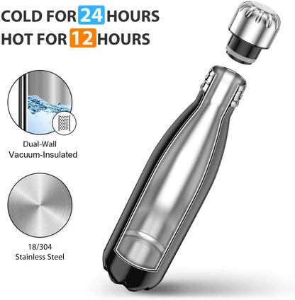 10 Stars American CEO 17oz Stainless Steel Water Bottle