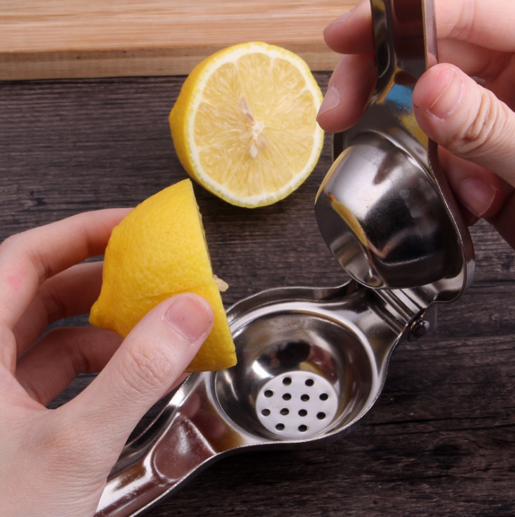 Manual Lemon Juicer with Stainless Steel Citrus Press
