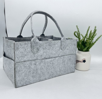 Felt Diaper Storage Bag - Eco-Friendly Tote Bag