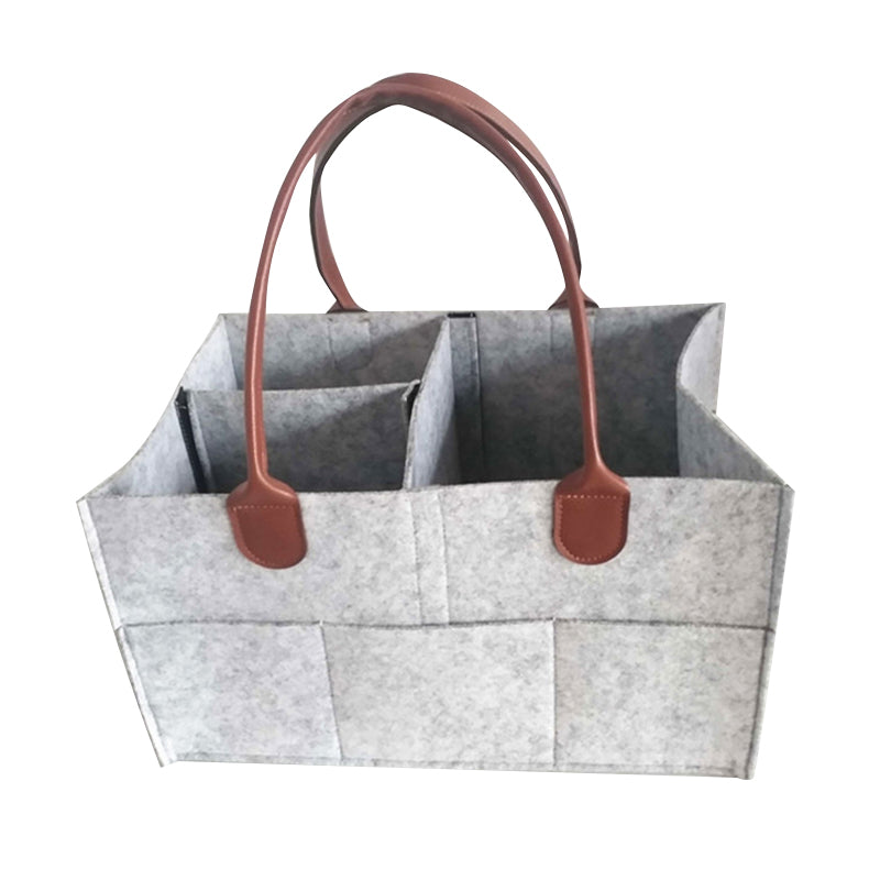 Felt Diaper Storage Bag - Eco-Friendly Tote Bag