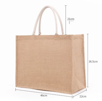 Eco-Friendly Blank Jute Handbag