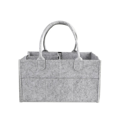 Felt Diaper Storage Bag - Eco-Friendly Tote Bag