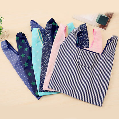 Foldable Oxford Cloth Vest Bag - Eco-Friendly Shopping Bag