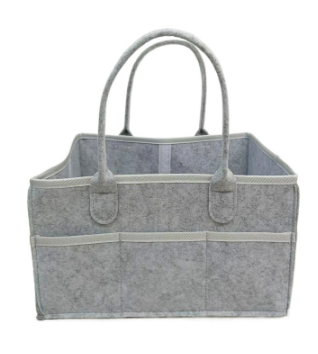 Felt Diaper Storage Bag - Eco-Friendly Tote Bag